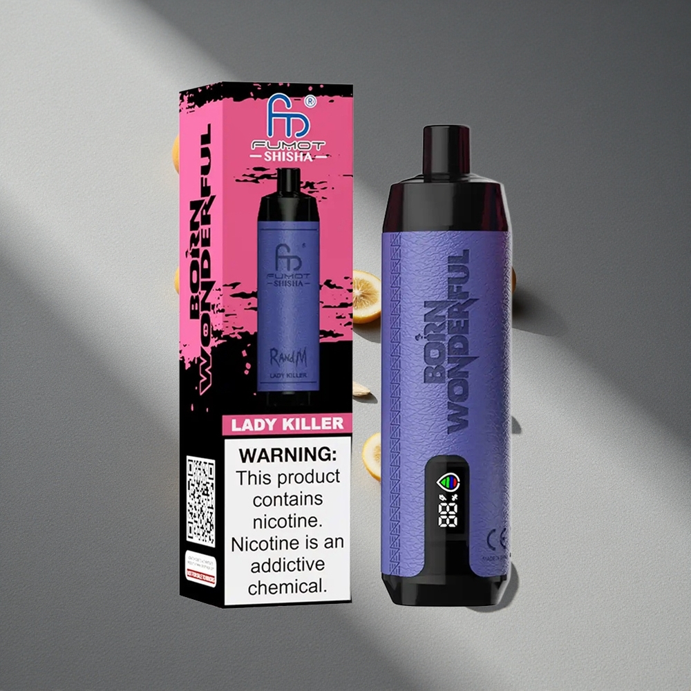 RandM Fumot Shisha 10000 Puffs Lady Killer Typ-C 0,5% Nikotyny