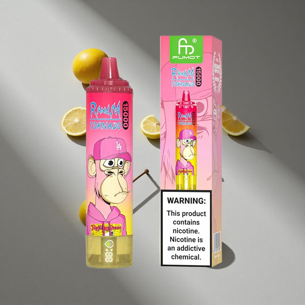 RandM Fumot Tornado 15000 Puffs 25ml Cytryna