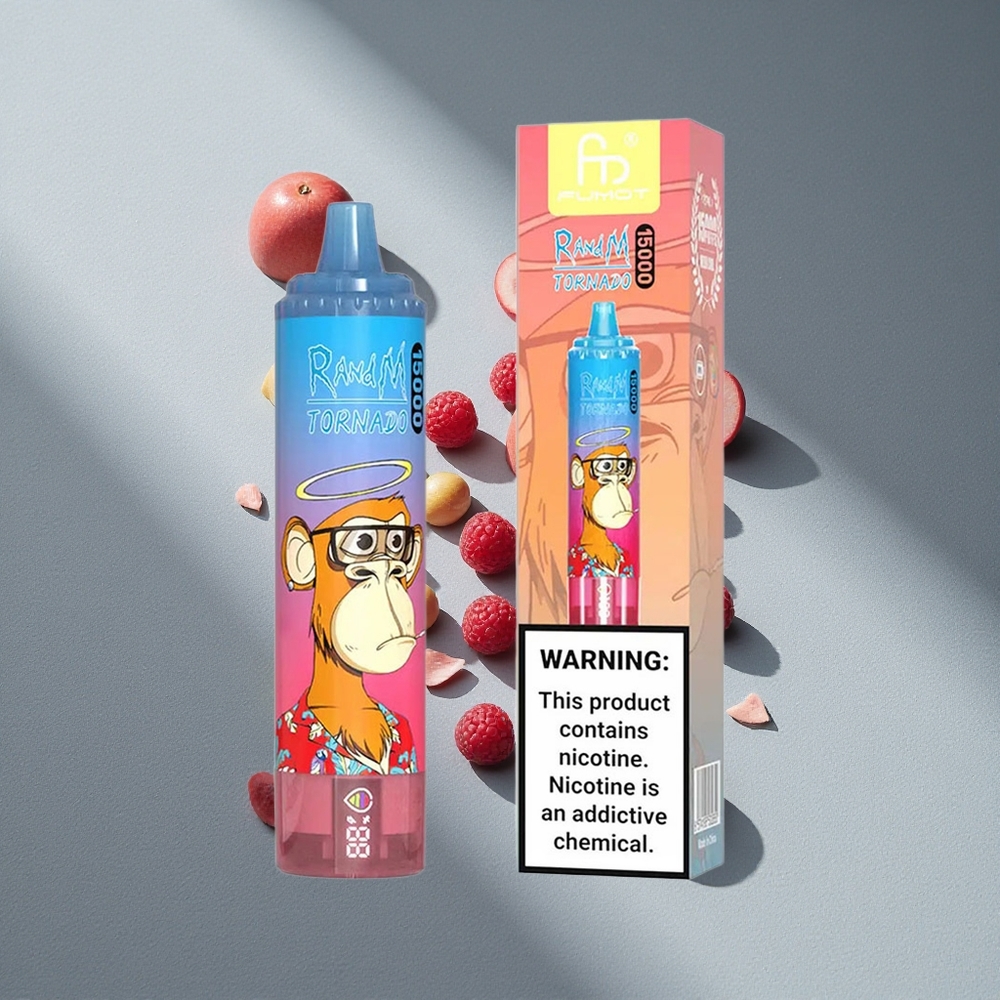 RandM Fumot Tornado 15000 Puffs 25ml Jagoda Malina Niebieski