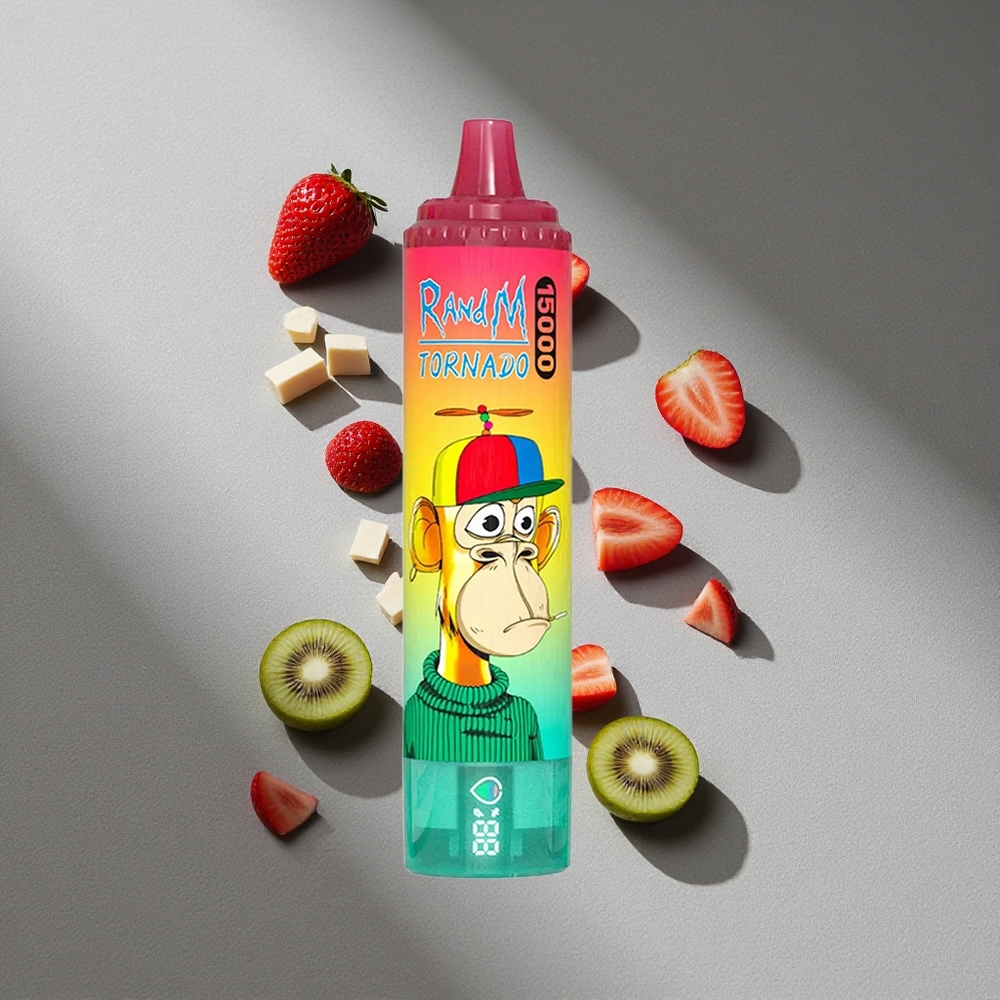 RandM Fumot Tornado 15000 Puffs 25ml Truskawka Kiwi