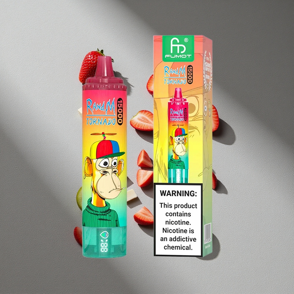 RandM Fumot Tornado 15000 Puffs 25ml Truskawka Kiwi