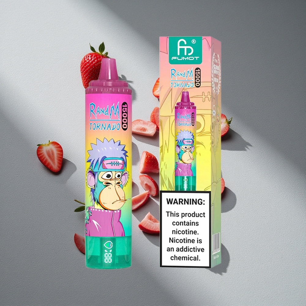 RandM Fumot Tornado 15000 Puffs 25ml Truskawkowy Lód