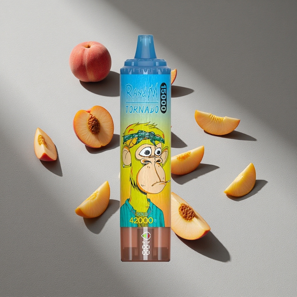 RandM Fumot Tornado 15000 Puffs Brzoskwiniowe Mango 25ml
