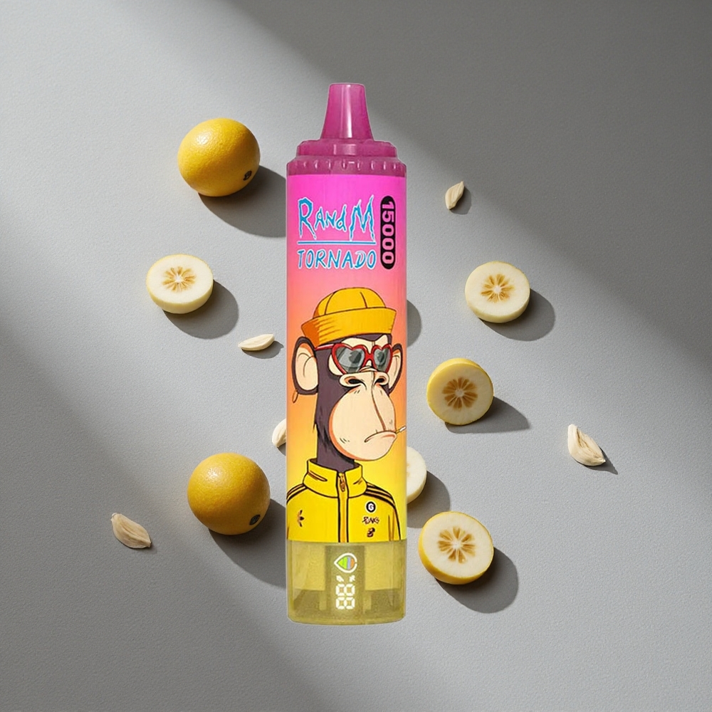 RandM Fumot Tornado 15000 Puffs Lód Bananowy 25ml