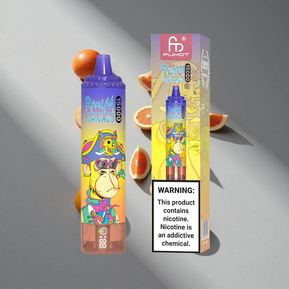 RandM Fumot Tornado 15000 Puffs Lód Cola 25ml 0,9 Ohm