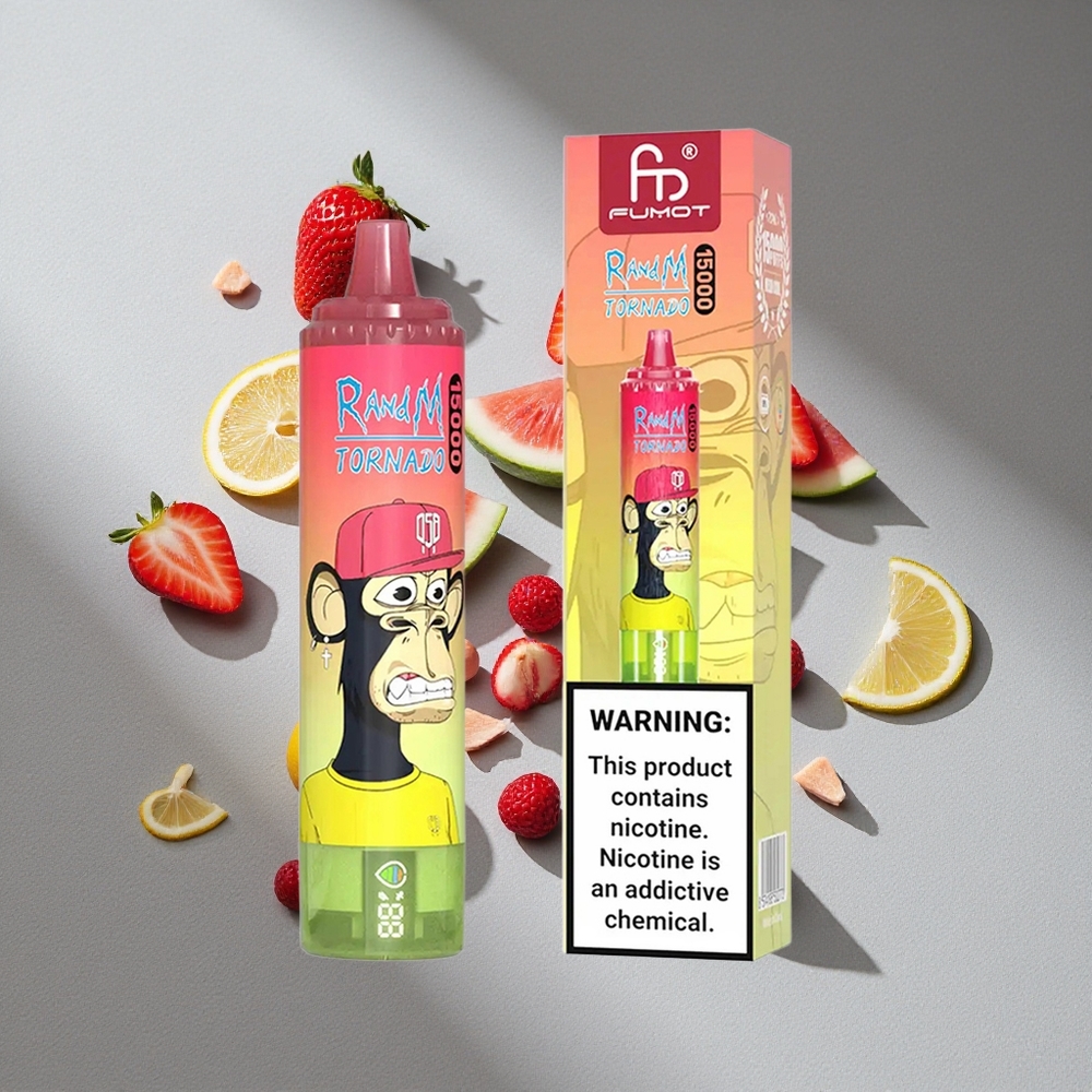 RandM Fumot Tornado 15000 Puffs Truskawka Arbuz Lemoniada 25ml 850mAh
