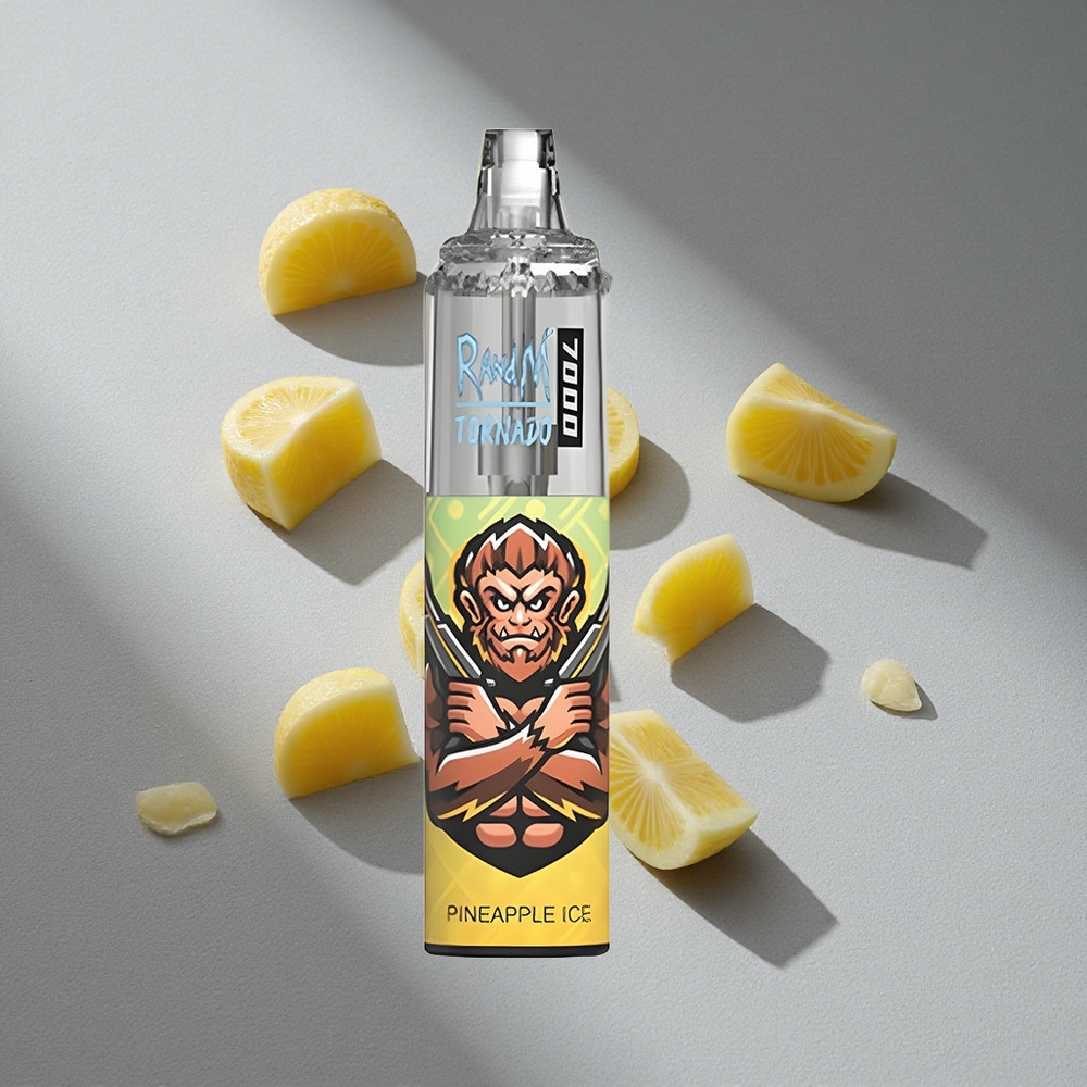 RandM Fumot Tornado 7000 Puffs Ananas Lód RGB