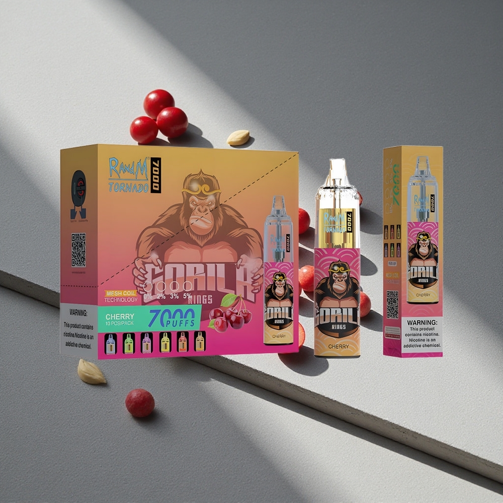 RandM Fumot Tornado 7000 Puffs Cherry 14 ML Typ-C