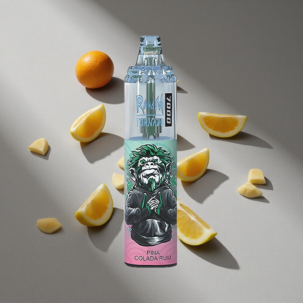 RandM Fumot Tornado 7000 Puffs Pina Colada Rum 14 ML Typ-C