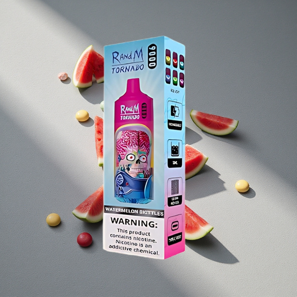 RandM Fumot Tornado 9000 Puffs 18 mL Arbuz Skittles RGB