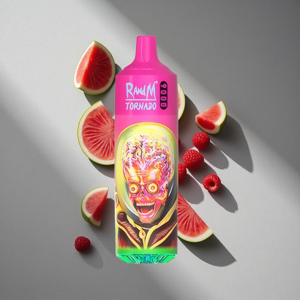 RandM Fumot Tornado 9000 Puffs 18 mL Malinowy Arbuz