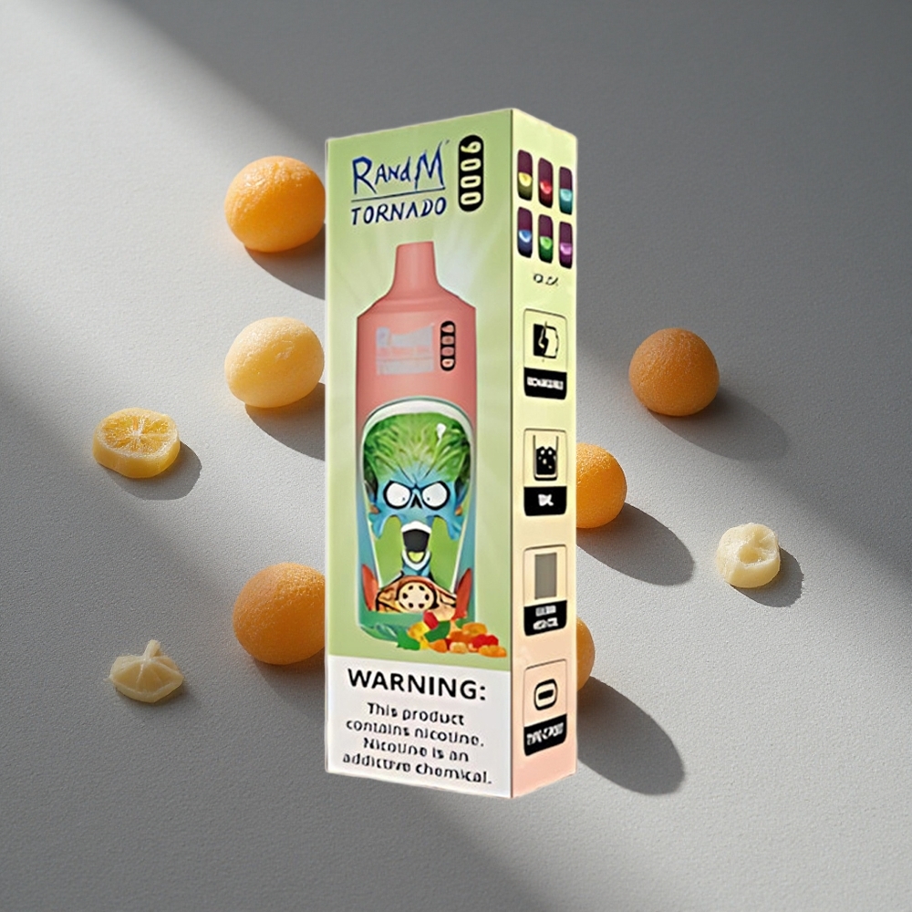 RandM Fumot Tornado 9000 Puffs 18 mL Miś Gummy RGB