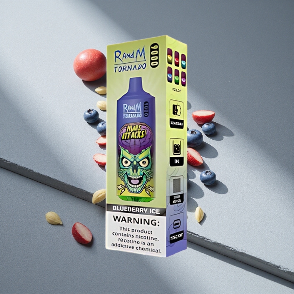 RandM Fumot Tornado 9000 Puffs 18 mL Mroźna Jagoda