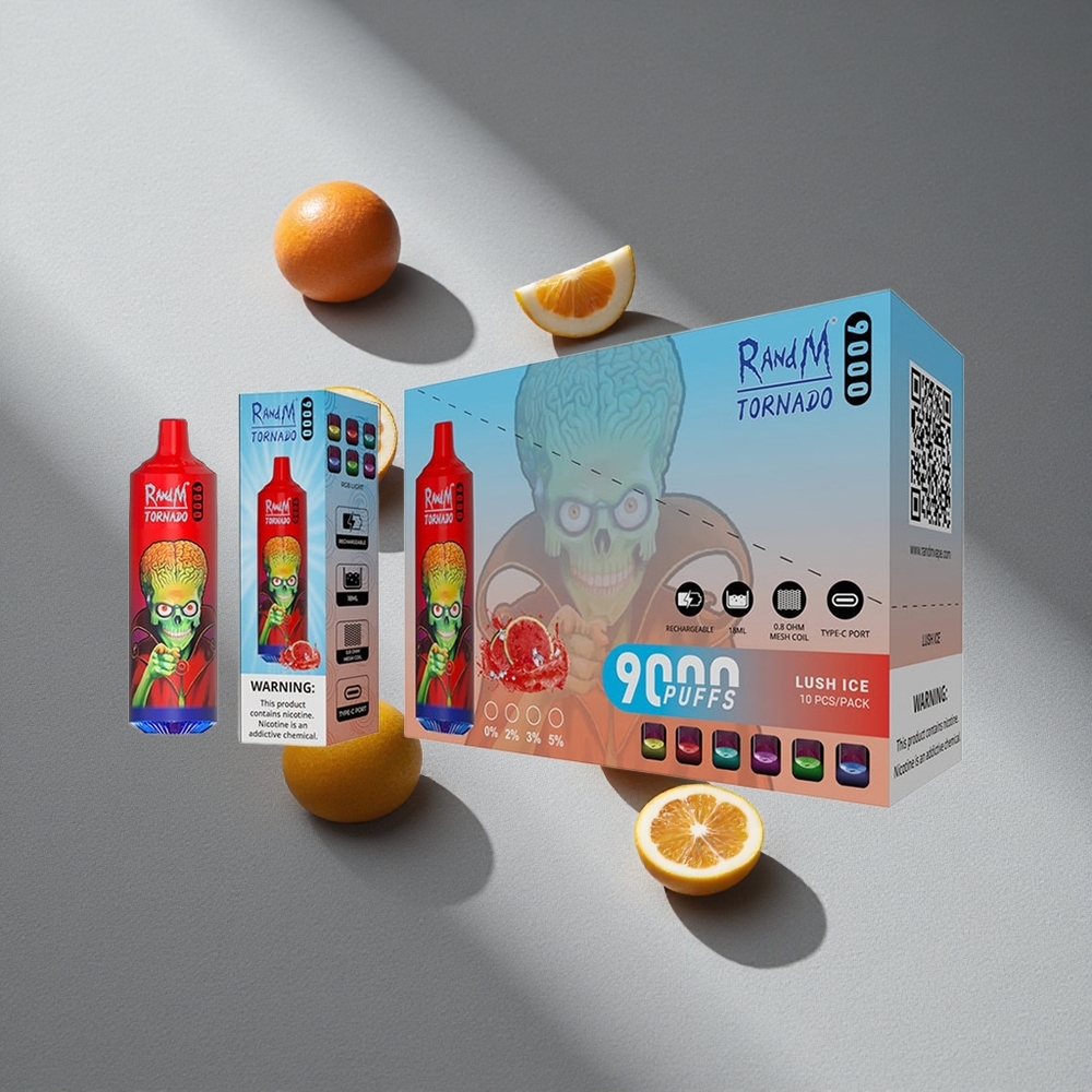 RandM Fumot Tornado 9000 Puffs 18 mL Mrożony Lód RGB
