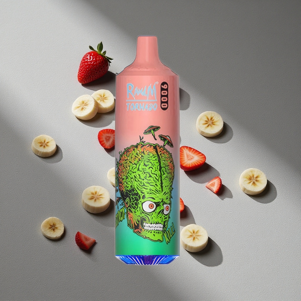 RandM Fumot Tornado 9000 Puffs 18 mL Truskawka Banan