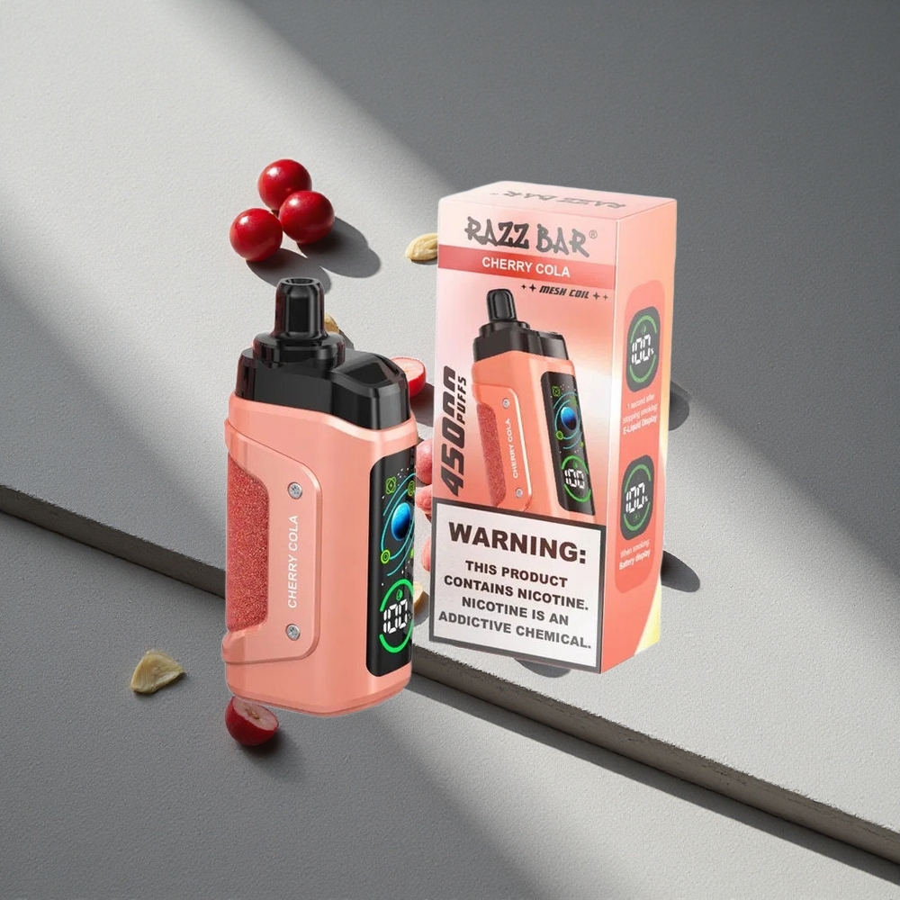 Razz Bar 45000 Puff Wiśnia Cola 1.0 Ohm Typ-C