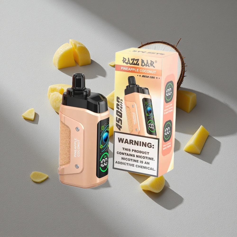 Razz Bar 45000 Puffs Ananas Kokos Przepływ Powietrza Typ-C