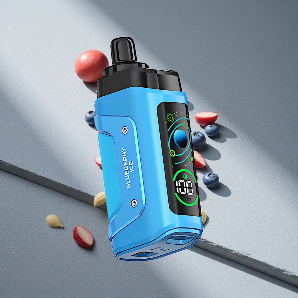 Razz Bar 45000 Puffs Borówka Lód z Regulacją Powietrza i Ładowaniem Type-C
