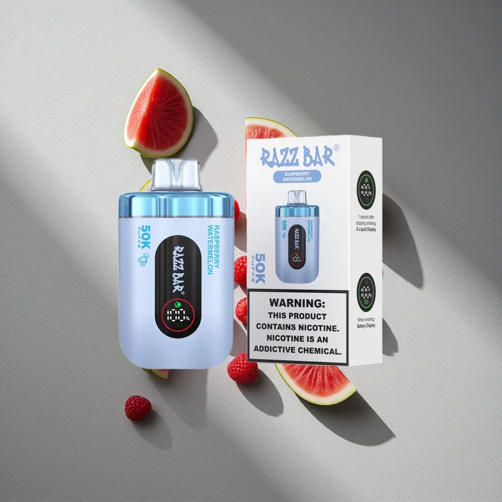 Razz Bar 50K Puffs Malina Arbuz 1.0 Ohm Mesh 650 mAh