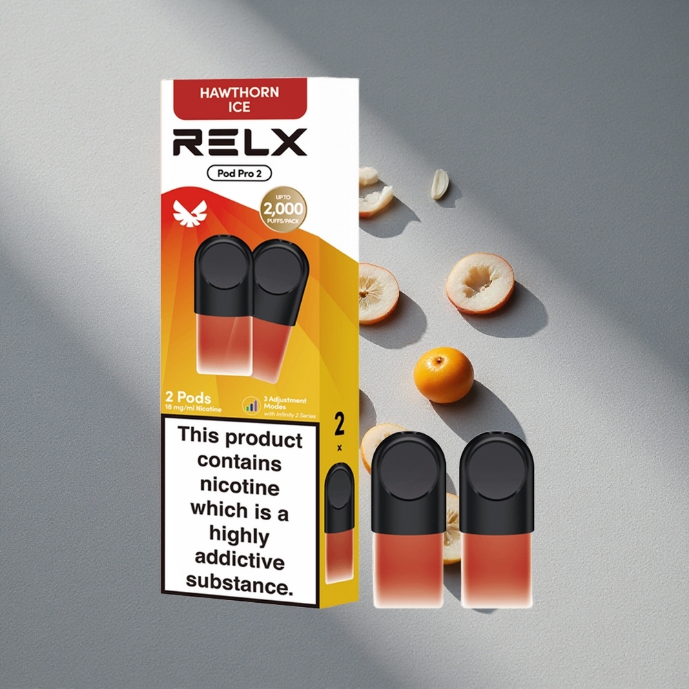 RELX Pod Pro 2 600 Puffs 1,8% Nikotyny Hawthorn Lód