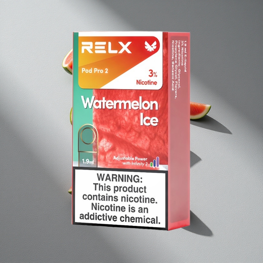 RELX Pod Pro 2 600 Puffs Arbuz Lód 1,9ml 3% Nikotyny