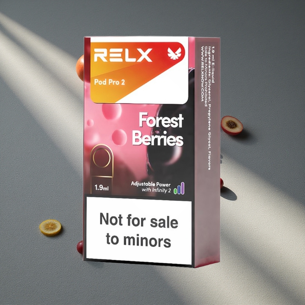 RELX Pod Pro 2 600 Puffs Leśne Jagody 0% Nikotyny 1.9ml