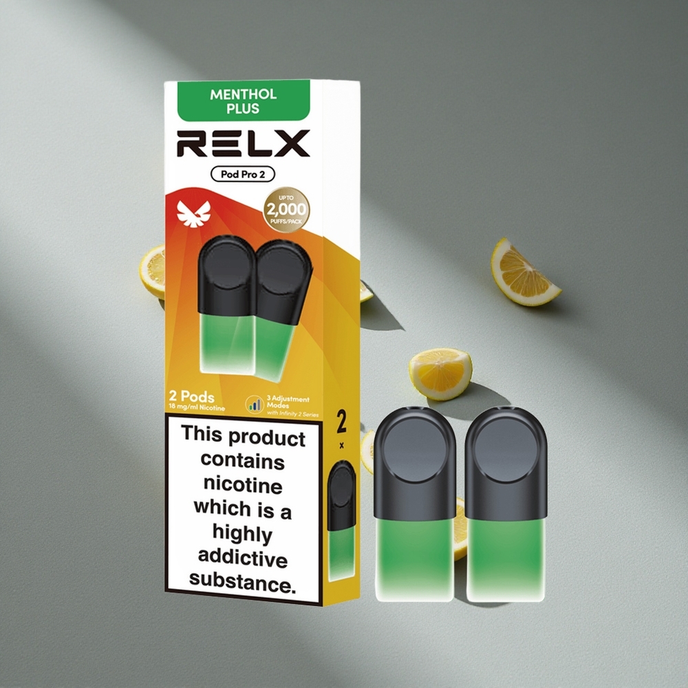 RELX Pod Pro 2 600 Puffs Mięta-Mentol Plus 1,9ml