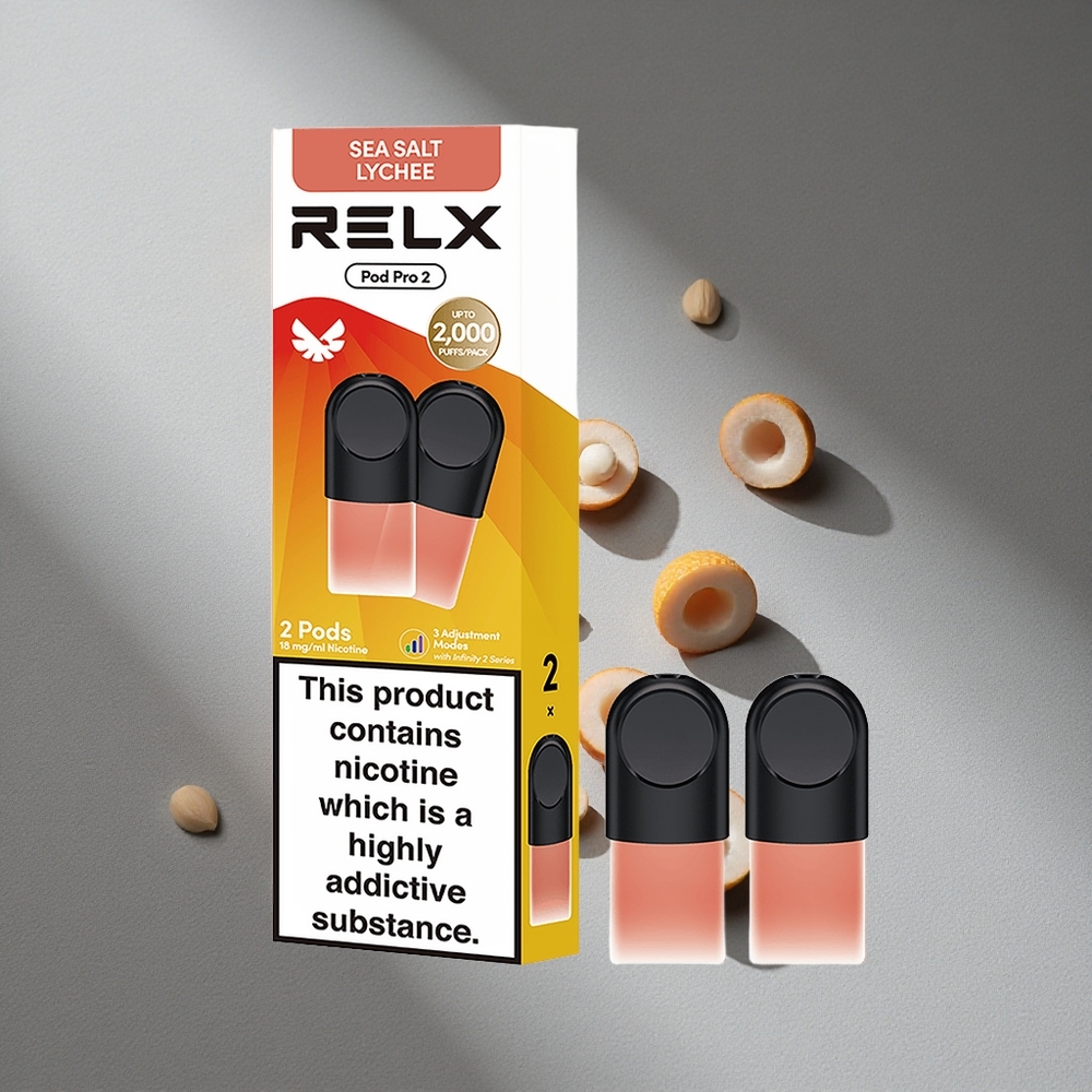 RELX Pod Pro 2 600 Puffs Morze Sól Liczi 1,9ml