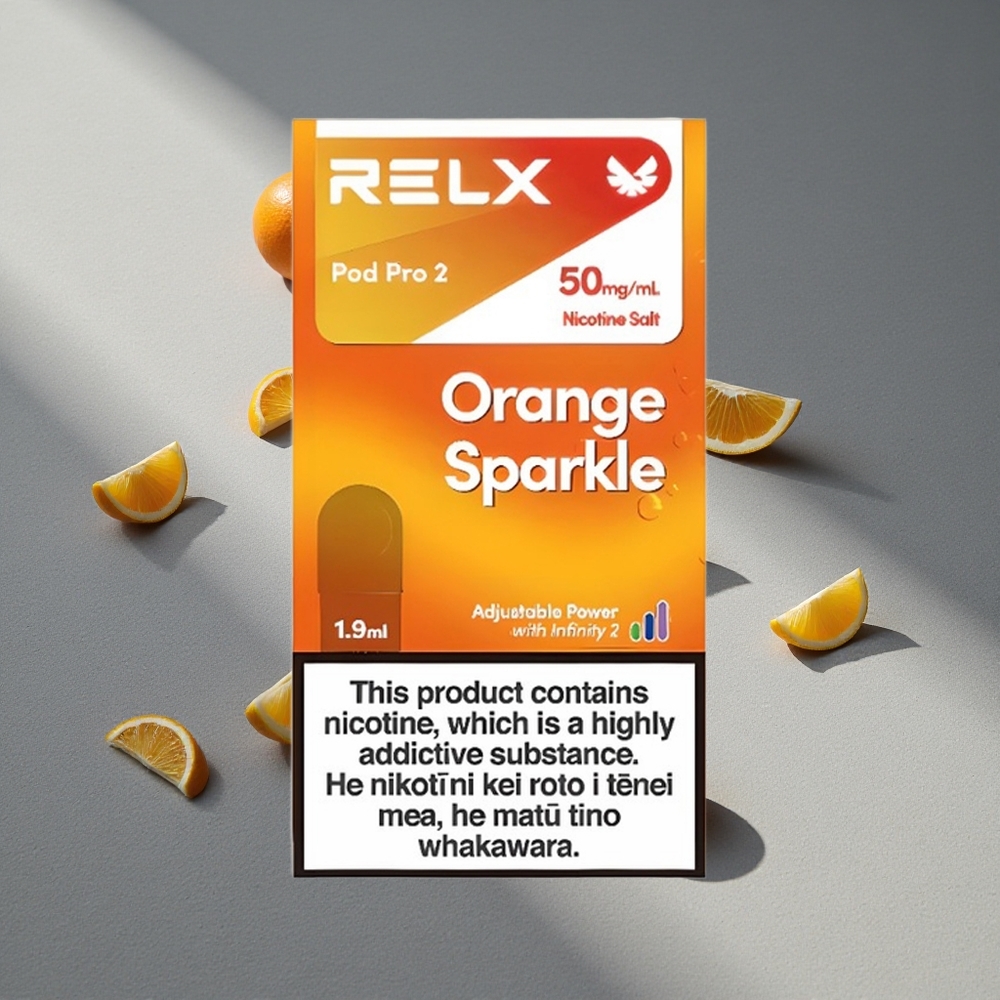 RELX Pod Pro 2 600 Puffs Pomarańczowy Błysk 5% Nikotyny