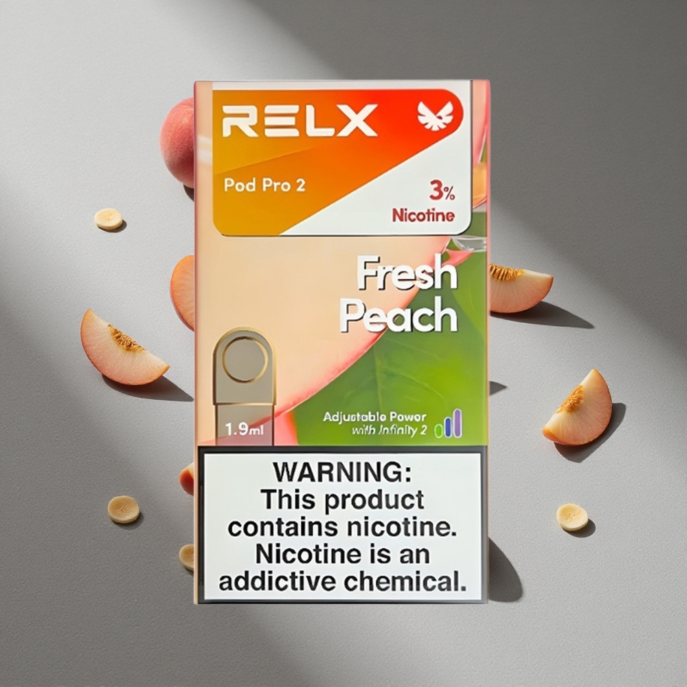 RELX Pod Pro 2 600 Puffs Świeża Brzoskwinia 1,9ml