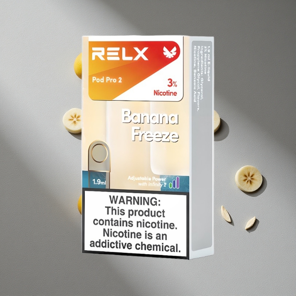 RELX Pod Pro 2 600 zaciągnięć Bananowy Mroż