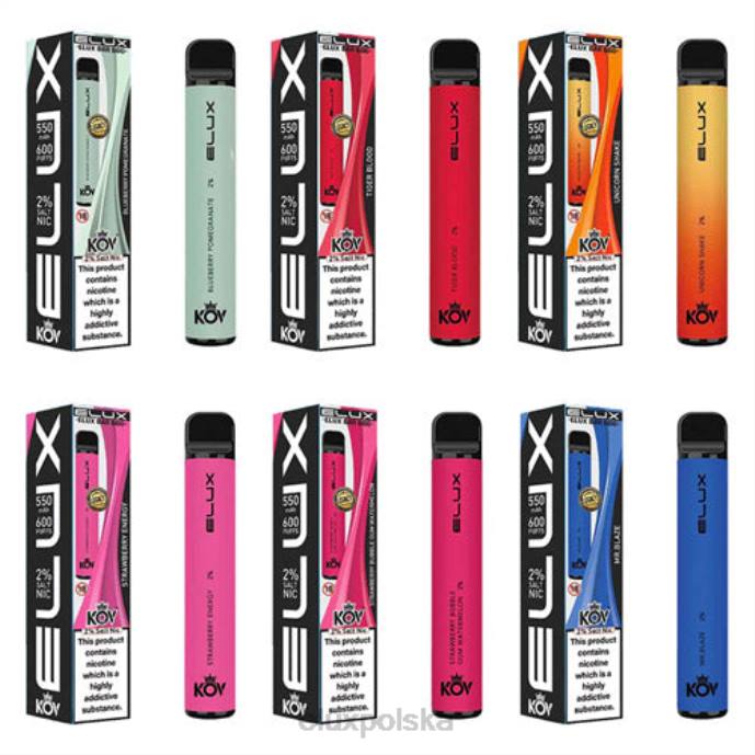 D4FN10 Elux Vape Review Elux Bar Jednorazowy waporyzator z serii Legacy rybka cytrynowa