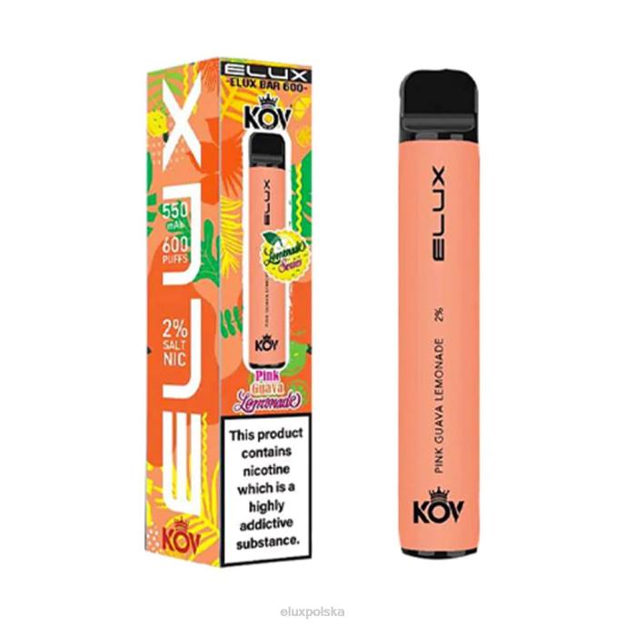 różowa lemoniada z gujawy