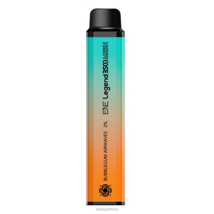 D4FN130 Elux Vape Review Elux ENE Legend Jednorazowy waporyzator o siatce 3500 mesh fale powietrzne gumy balonowej