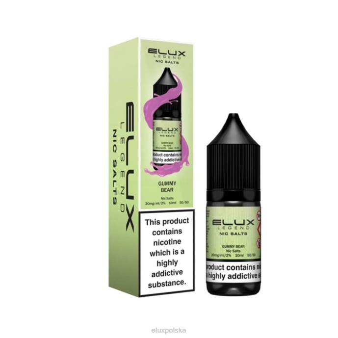 D4FN13 Elux Price Polska Elux Legend sól kuchenna 10ml żelkowy miś nic sól