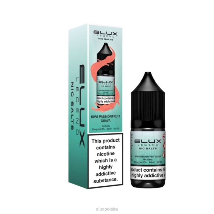 D4FN16 Elux Vape Polska Elux Legend sól kuchenna 10ml kiwi, marakuja, gujawa