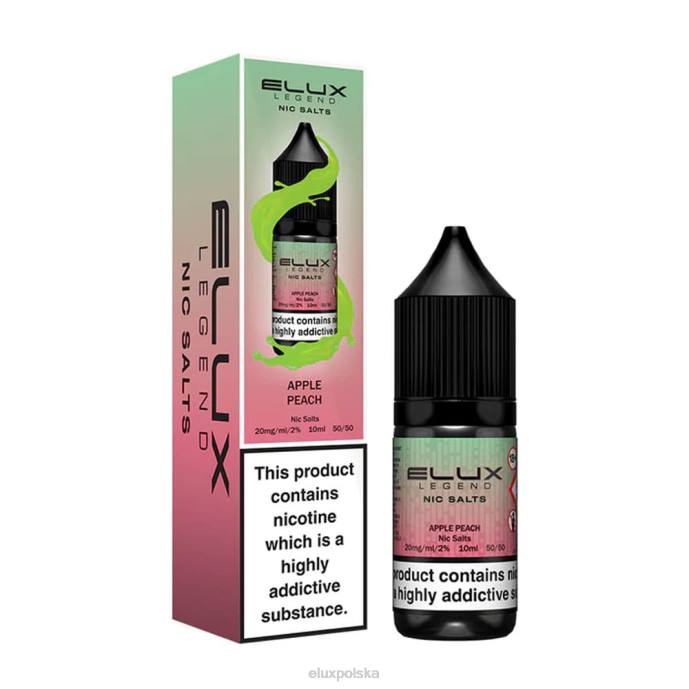 D4FN40 Elux Vape Review Elux Legend sól kuchenna 10ml jabłko brzoskwinia