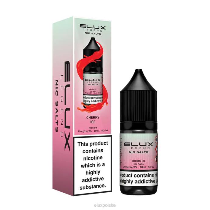 D4FN5 Elux Warszawa Elux Legend sól kuchenna 10ml lód wiśniowy