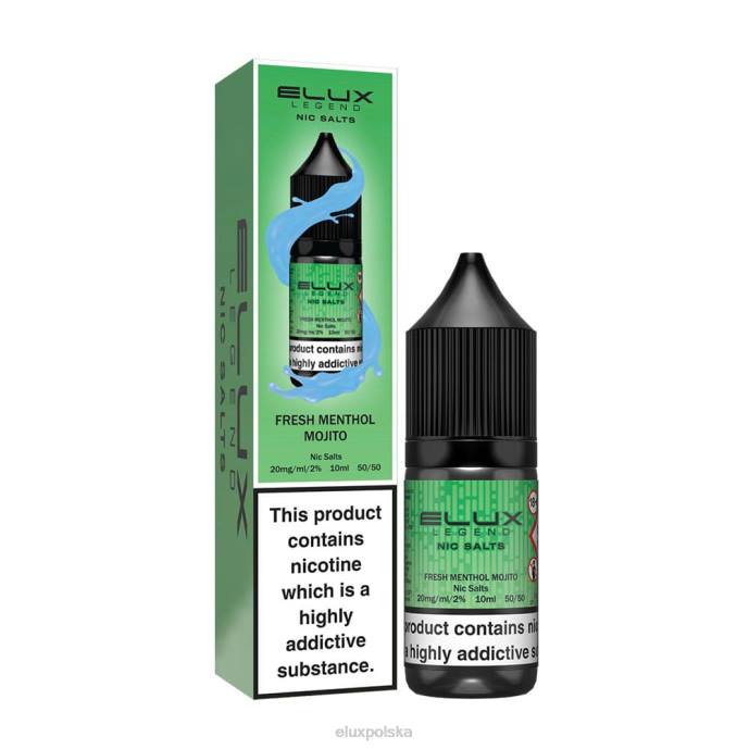 D4FN69 Elux Vape Near Me Elux Legend sól kuchenna 10ml świeże mentolowe mojito